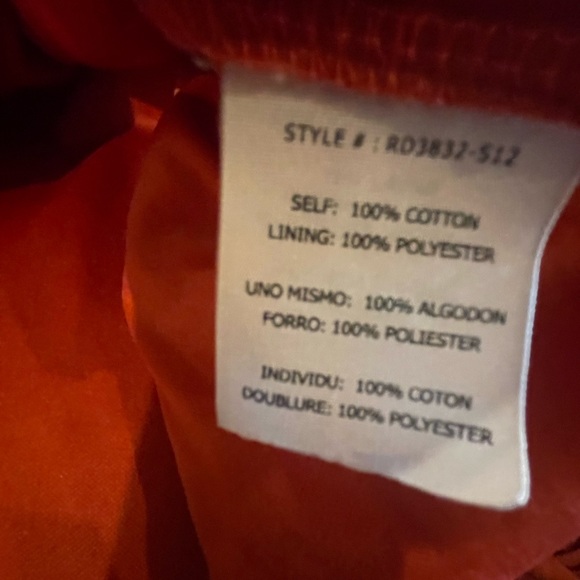 Ryu Adorable Papaya Ruffle and Lace Dress L FREE SHIP - Picture 5 of 5